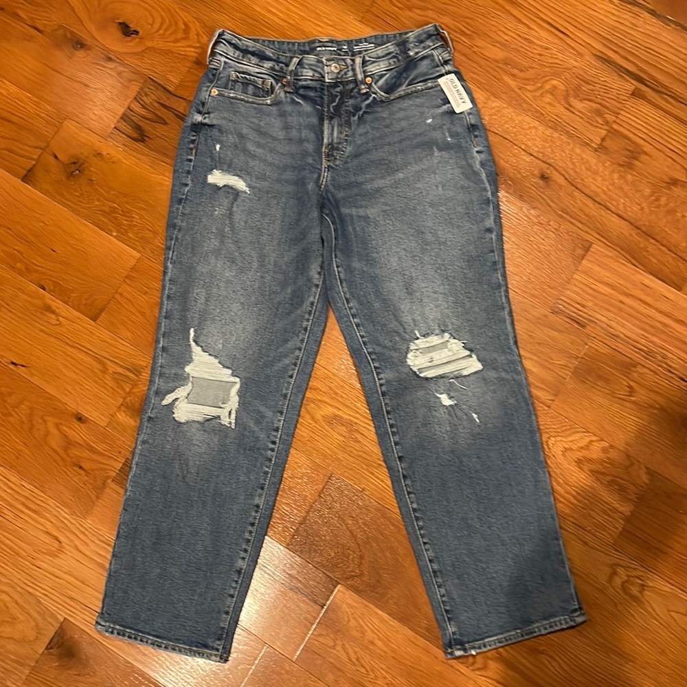 NWT Women’s Old Navy High Waisted Curvy OG jeans 10 petite